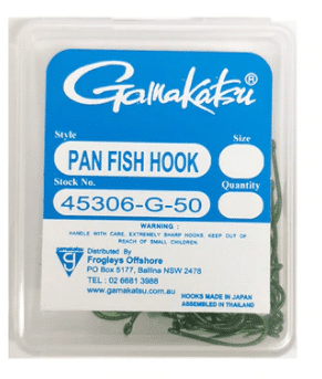 Gamakatsu Panfish Green Hooks - 50x Box