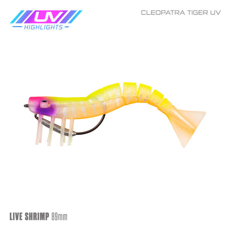 Samaki Live Shrimp 89mm Rigged Soft Plastic