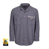 Shimano Vented LS Fishing Shirt - Grey