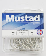 Mustad Open Eye Gang Hooks 25pk