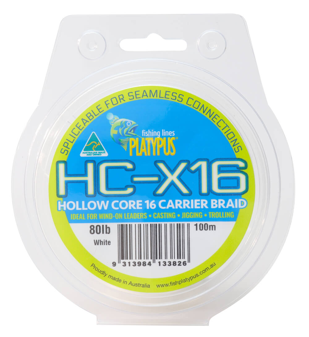 Platypus Hollow Core X16 Braid 100m White