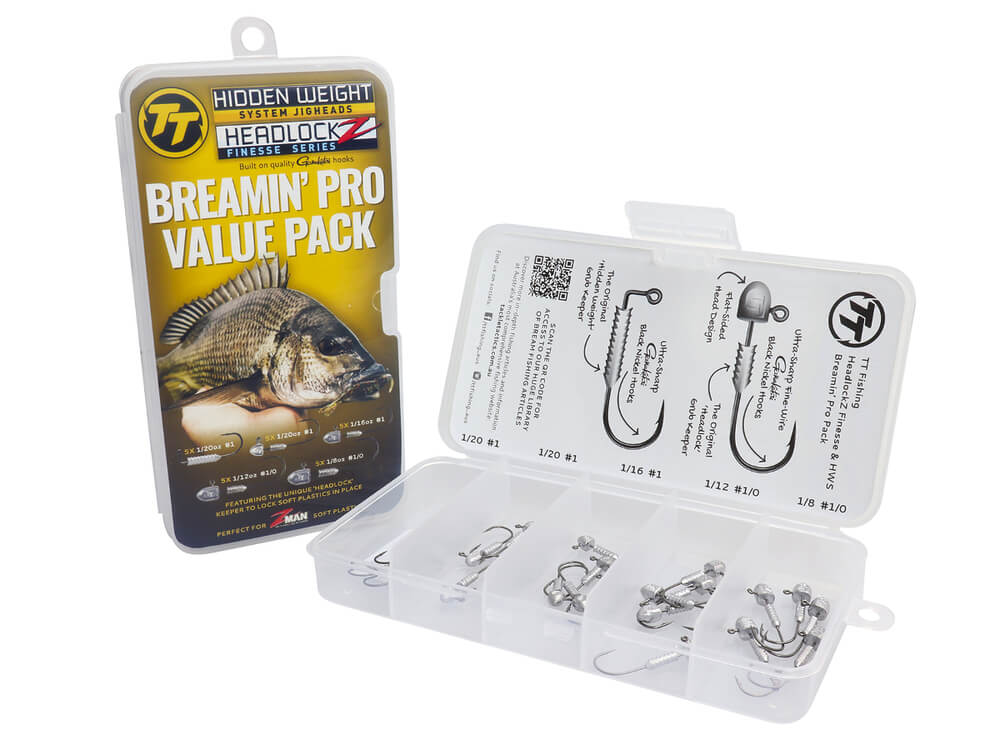 TT Lures Headlockz HD Breamin Pro Pack Jig Head Value Pack