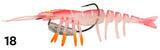 Zerek Live Shrimp Hot Legs 4in Rigged Plastic
