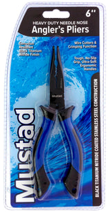 Mustad Heavy Duty 6in Straight Nose Anglers Pliers