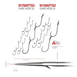 Mustad Undressed Gang Hook 9179APTS