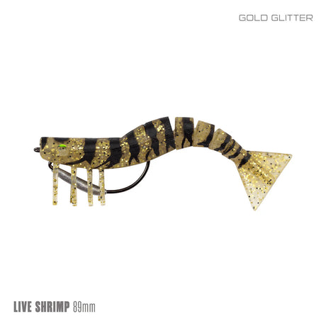 Samaki Live Shrimp 89mm Rigged Soft Plastic
