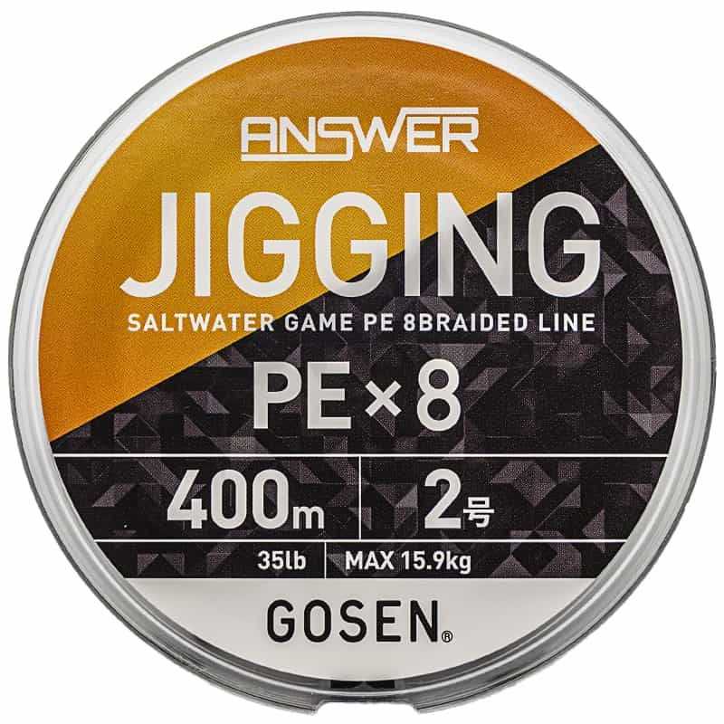 Gosen Answer Jigging PEx8 Multicolour 400m Braid