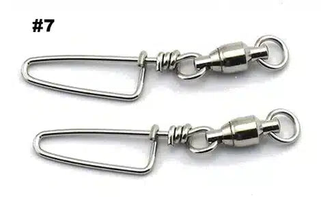 Black Pete Japsnaps Snap Swivels 2pk