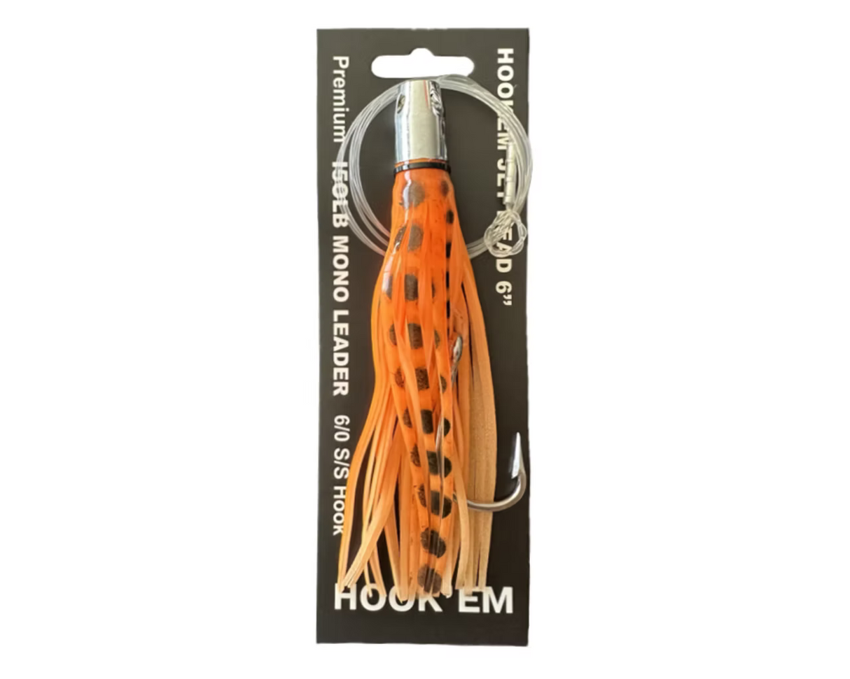 Hook Em Jet Head Lure Pre Rigged