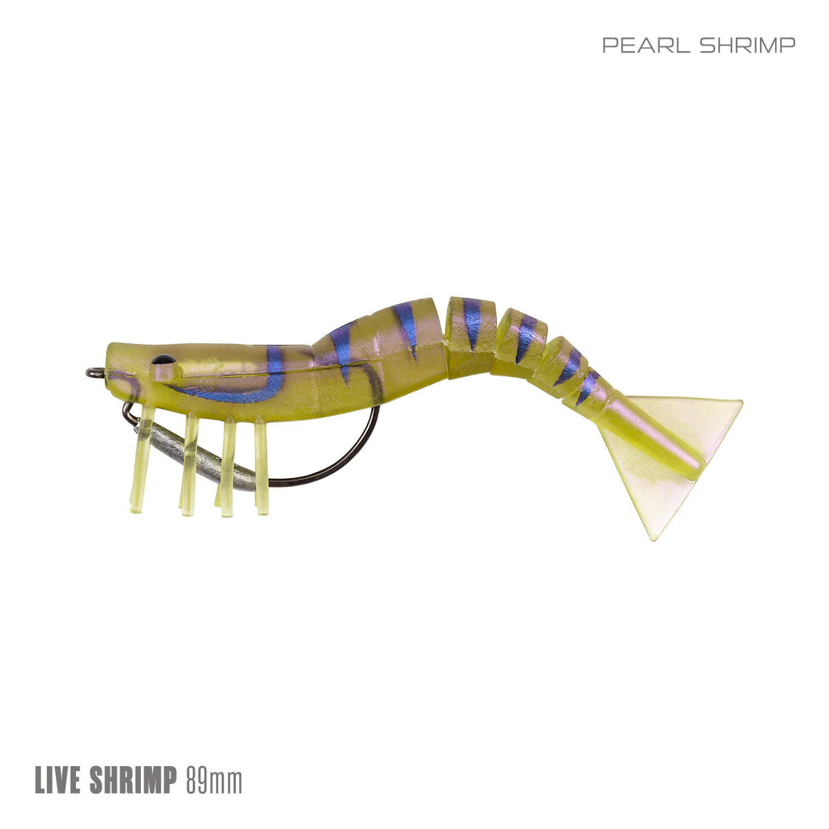Samaki Live Shrimp 89mm Rigged Soft Plastic