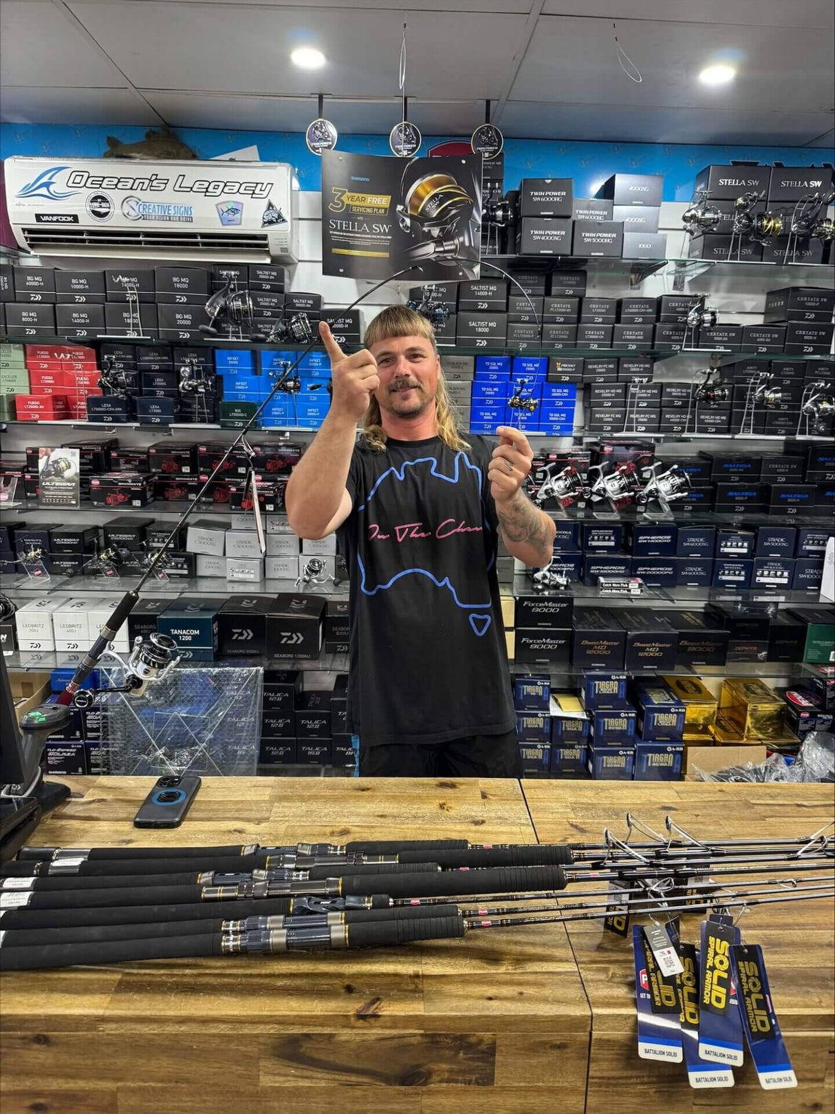 Penn Battalion Solid Rod Craziness