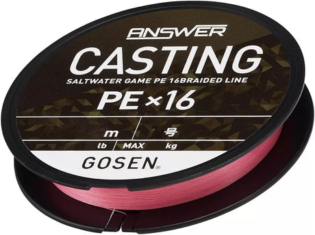 Gosen Answer 16 Ply Braid 200m