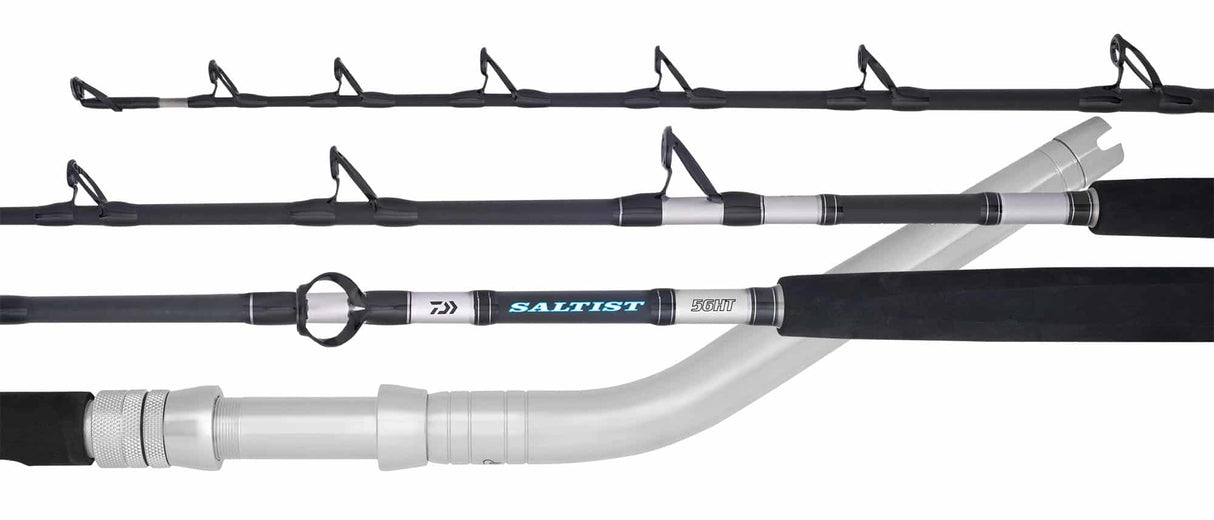 Daiwa Tanacom 1200/ Daiwa Saltist Dendoh Rod 6'4"HT 80-200lb (Swivel Tip)/ Daiwa J-Braid 80lb Bulk Spooling - Multicolour