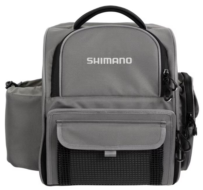 Shimano Grey Medium Backpack and Tacklebox