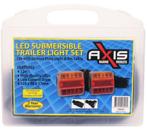 RWB Axis Trailer LED Lights 8M Cable 3 Plugs RWB6539 2 10510