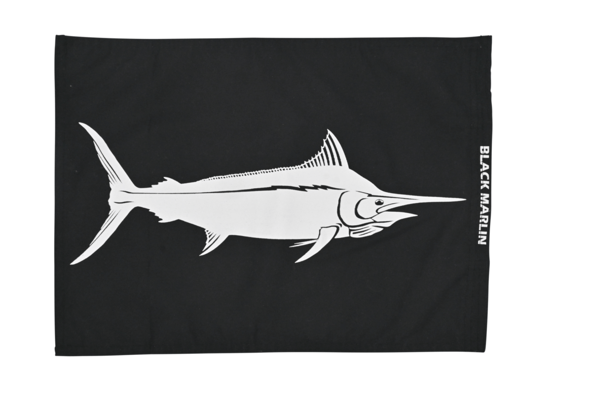 Black Pete Black Marlin Flag front
