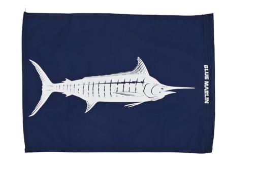 Black Pete Blue Marlin Flag front