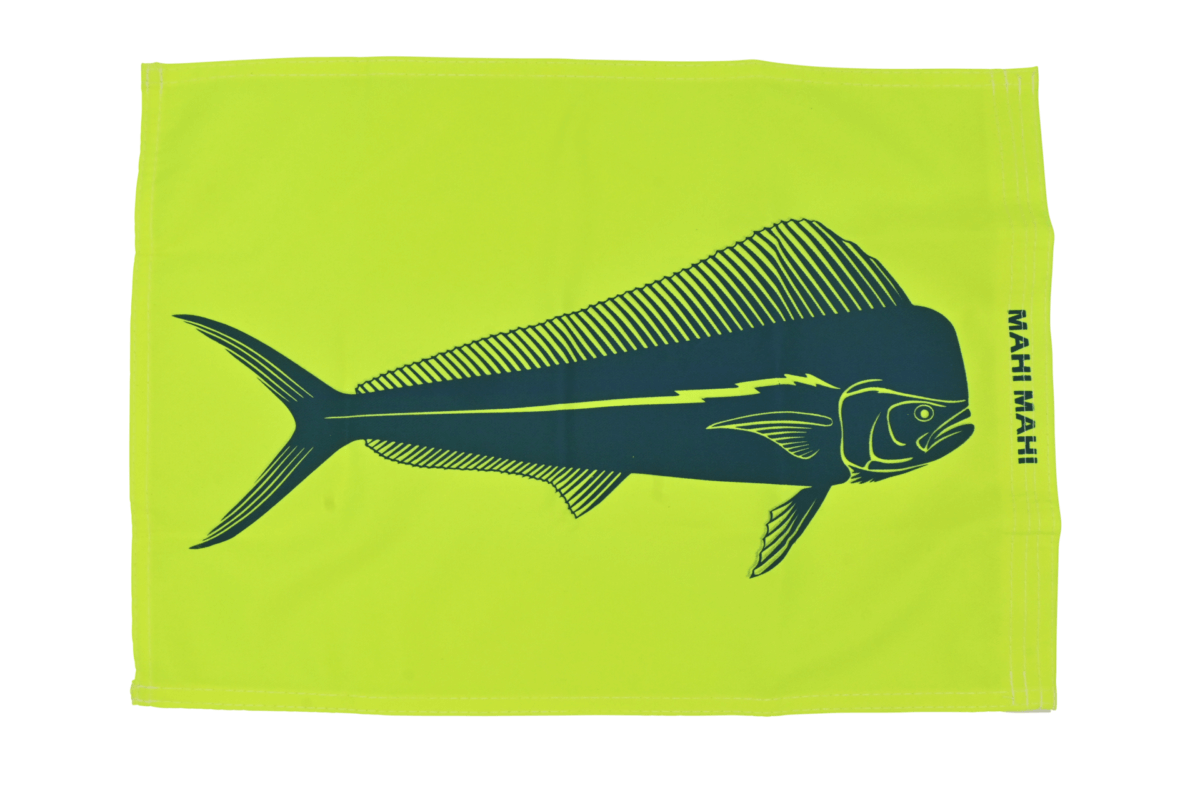 Black Pete Mahi Mahi Flag Front