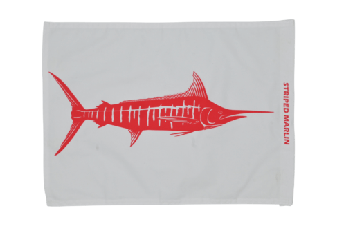 Black Pete Striped Marlin Flag front