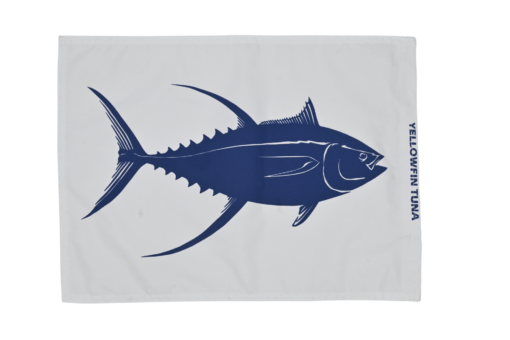 Black Pete Yellowfin Flag front